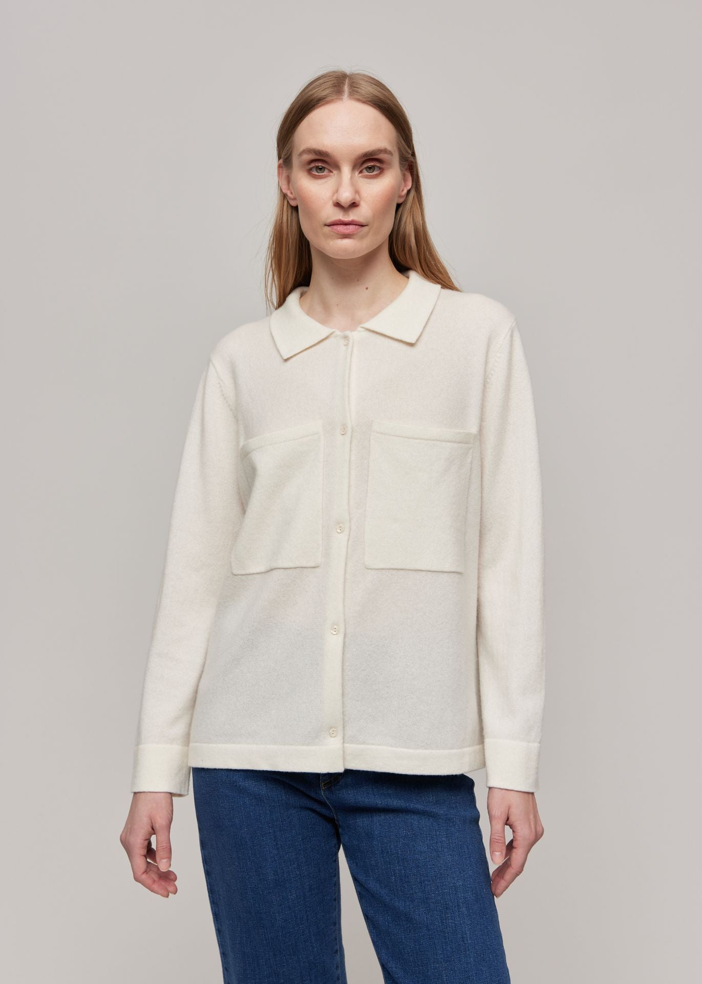 CASHMERE CARDIGAN CREME