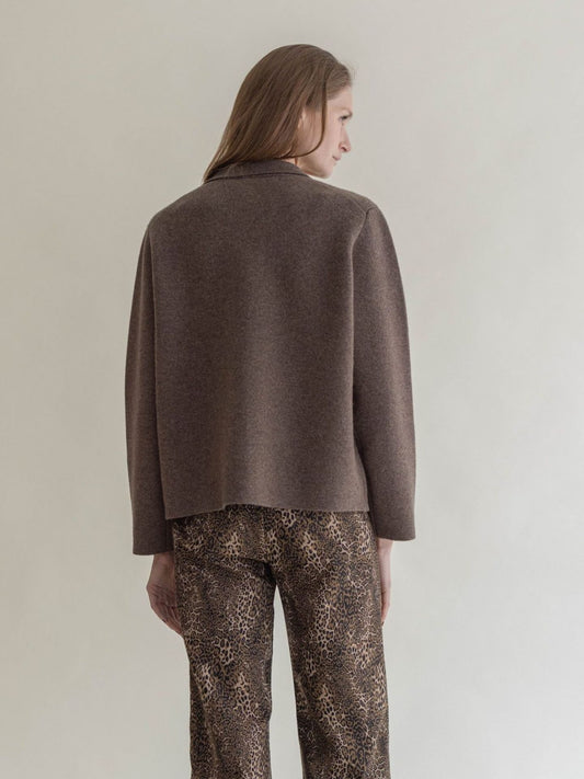 CASHMERE JACKET ESPRESSO