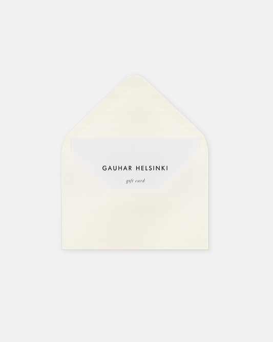 GAUHAR HELSINKI lahjakortti