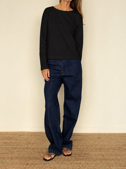 LONG SLEEVE T-SHIRT BLACK