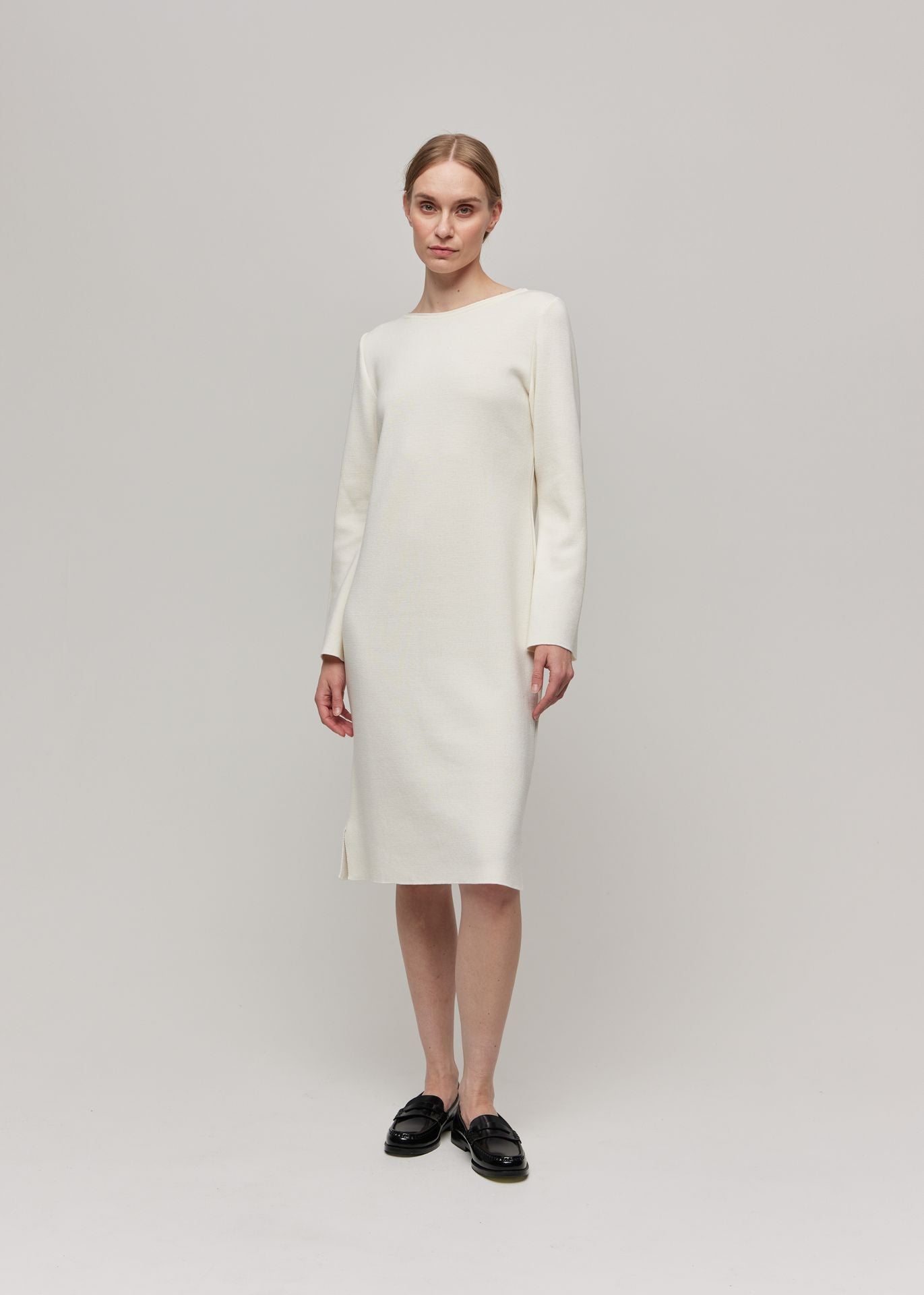 MERINO DRESS CREME
