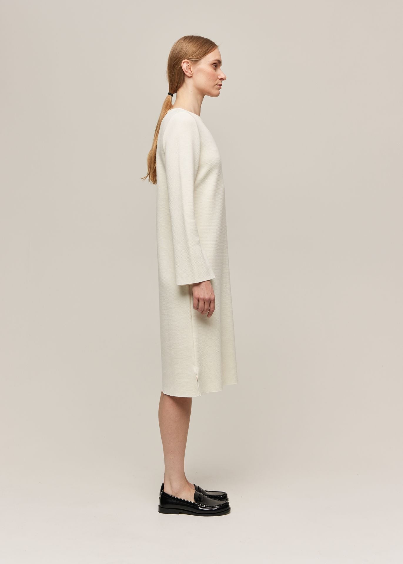 MERINO DRESS CREME