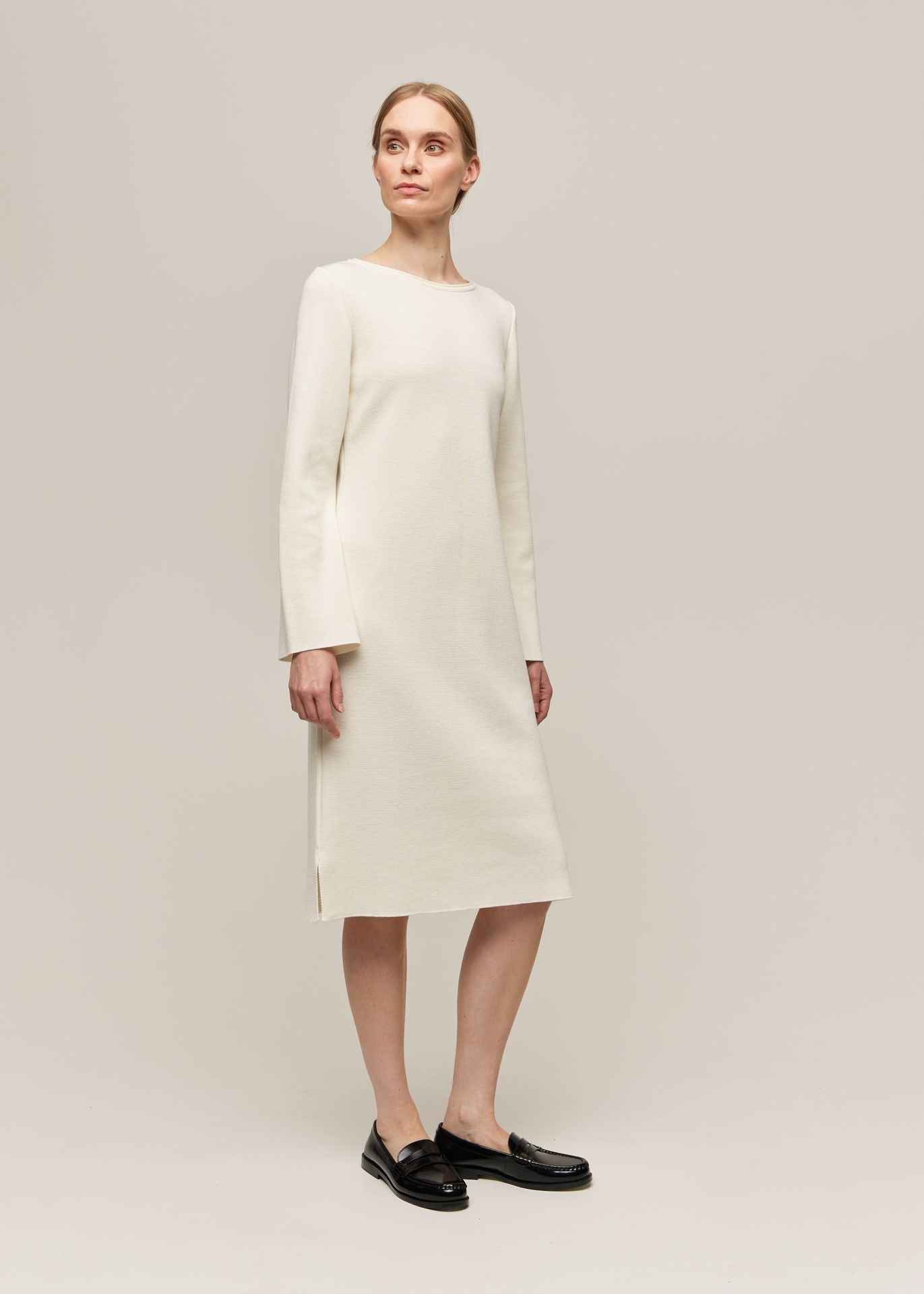 MERINO DRESS CREME