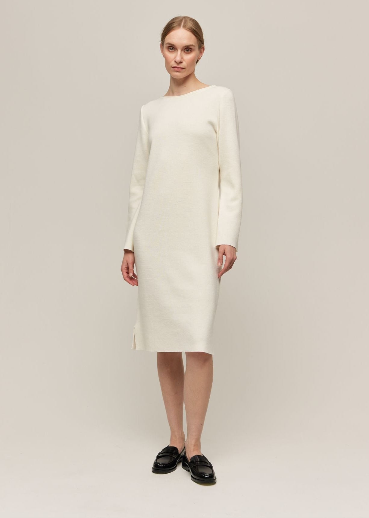 MERINO DRESS CREME