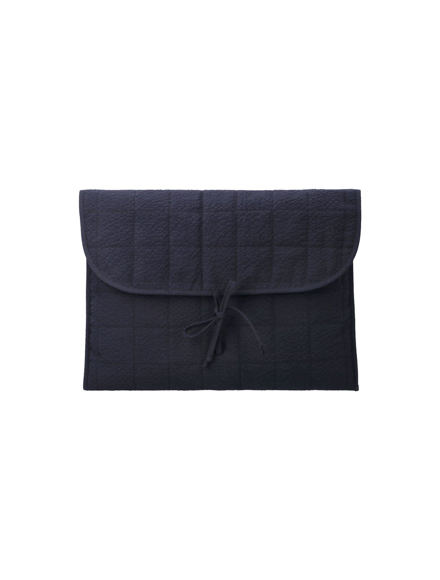 QUILTED LAPTOP CASE NAVY