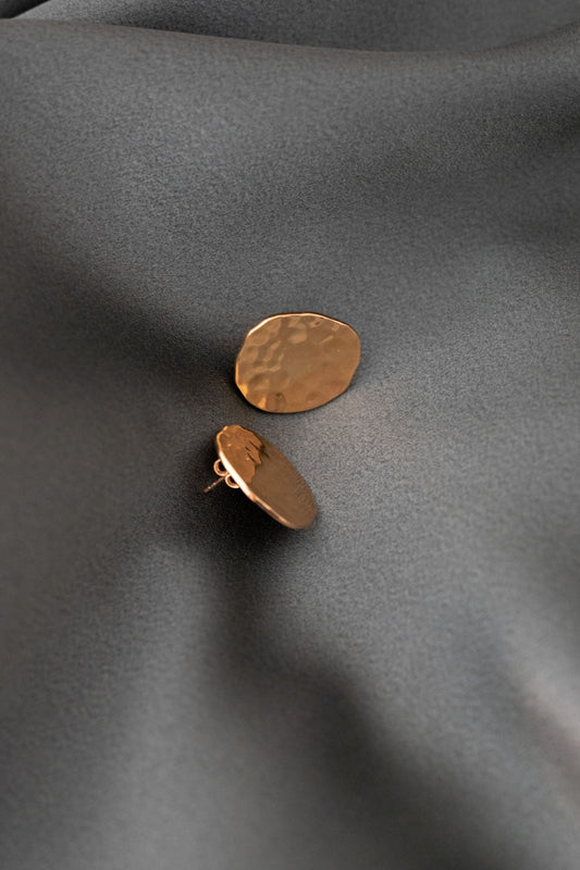 SCULPTURAL EARRINGS GOLD