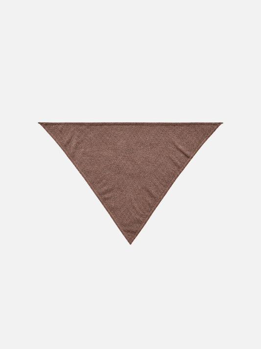 TRIANGLE SCARF CASHMERE ESPRESSO