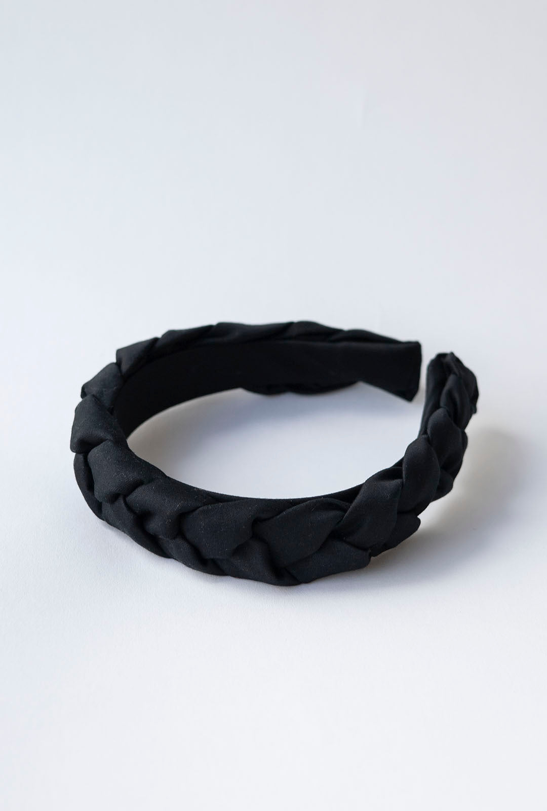 HEADBAND HELSINKI ATELIER BRAIDED BLACK