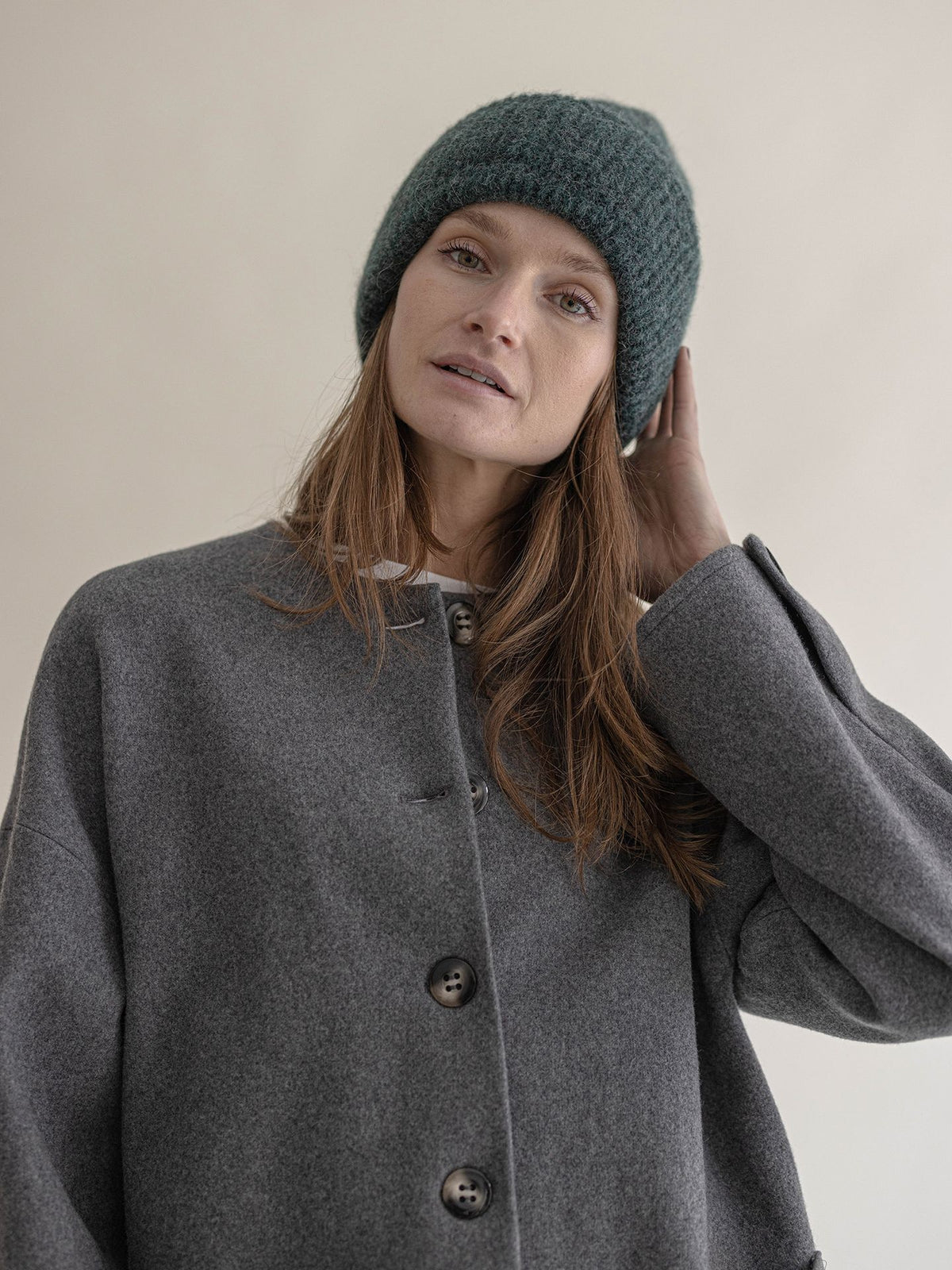 ALPACA BEANIE EMERALD