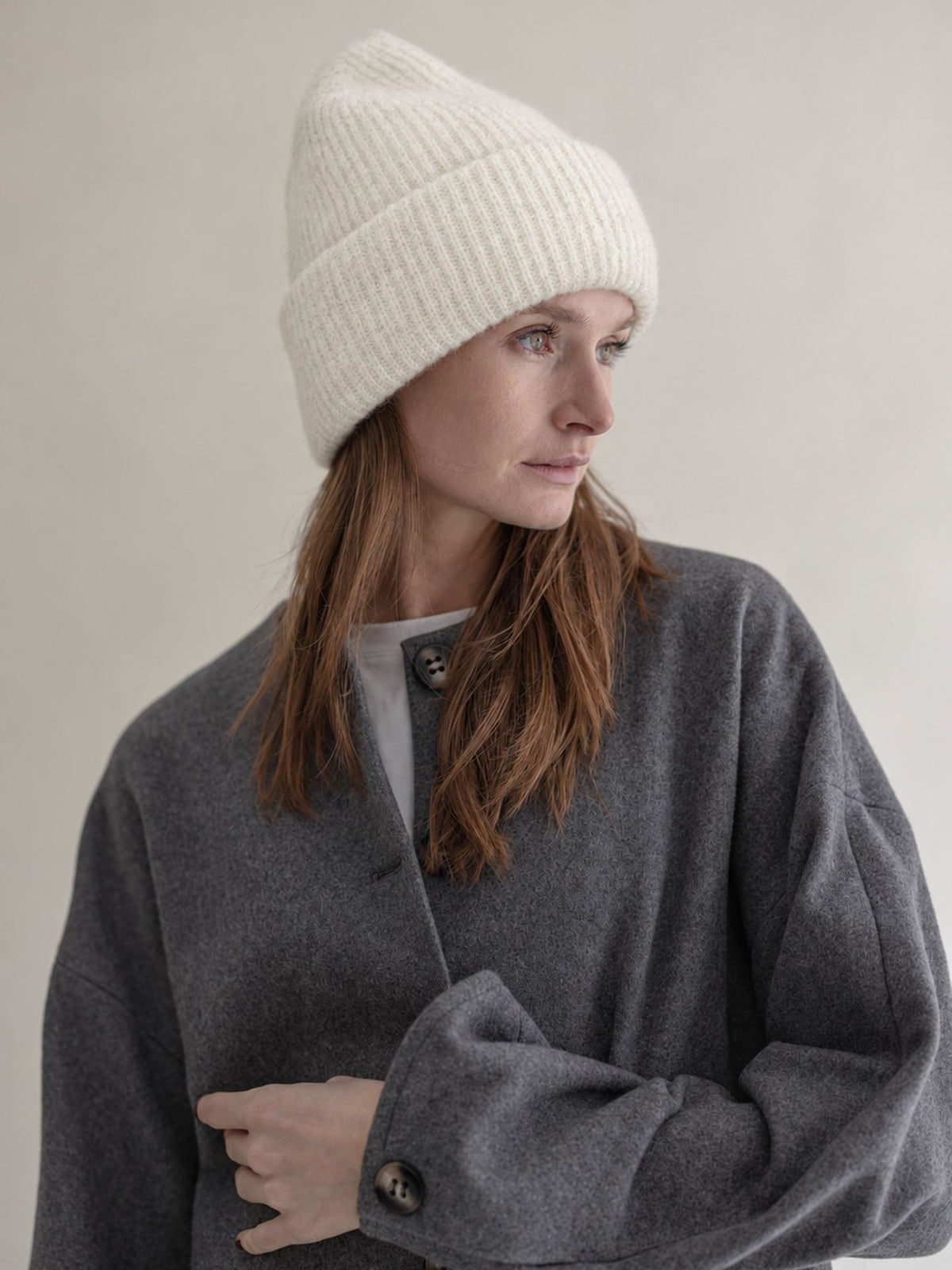 ALPACA BEANIE IVORY