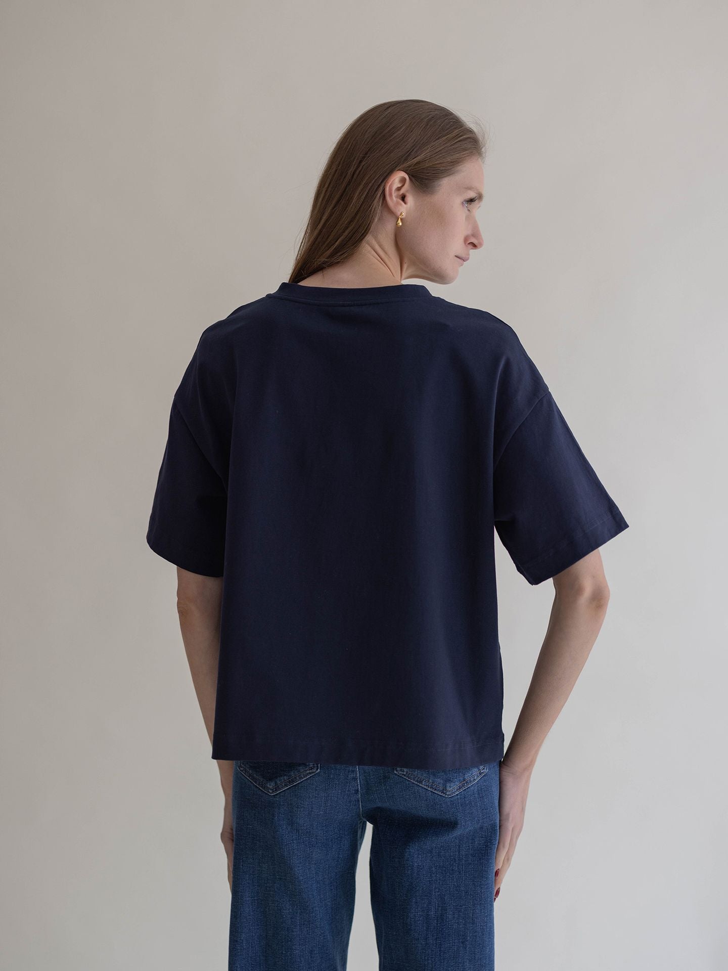BOXY T-SHIRT NAVY