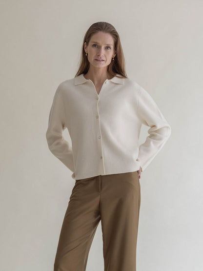 CASHMERE JACKET CREME