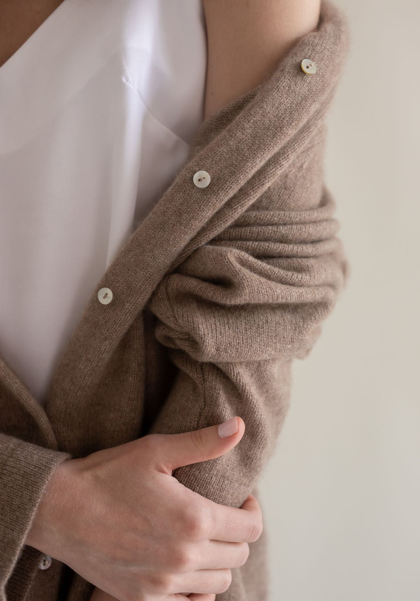 CASHMERE OVERSHIRT CARAMEL