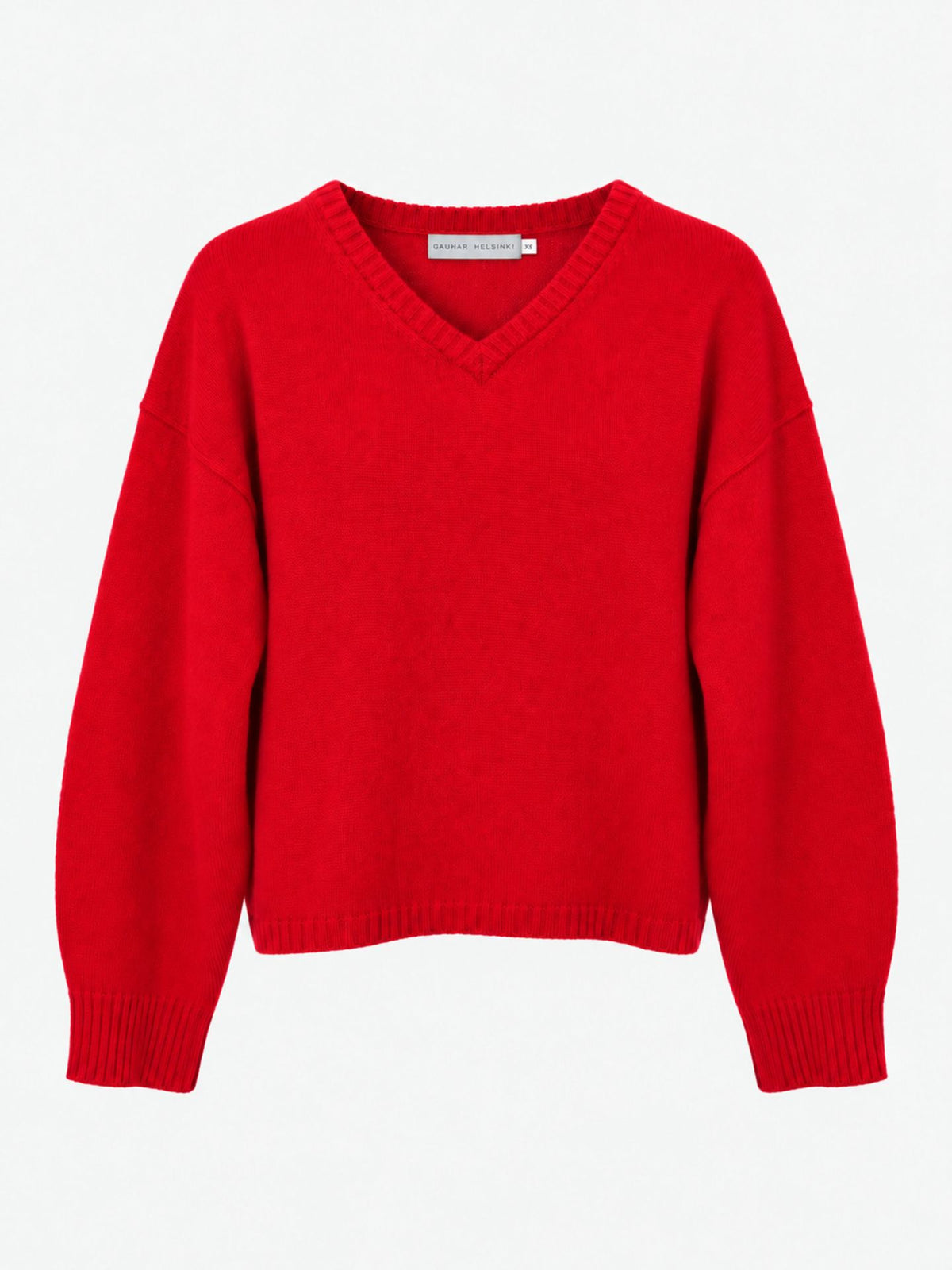 CASHMERE V-NECK  PEPPER