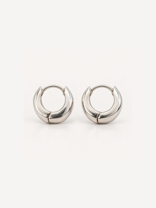CHUNKY HOOPS SILVER