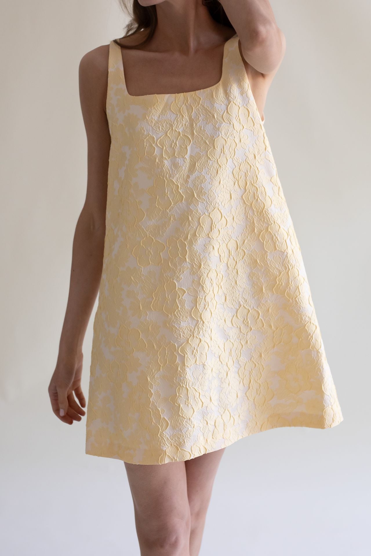 dionne mini dress yellow Kim