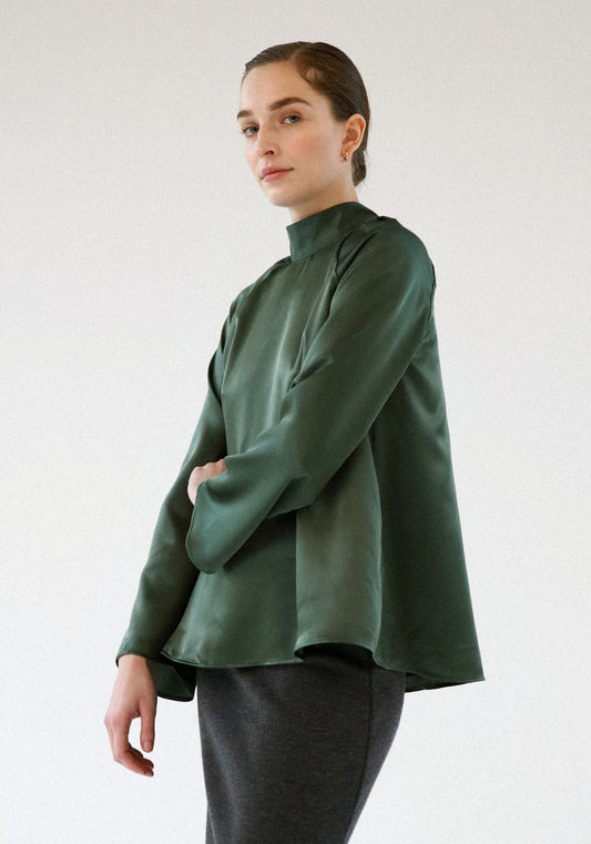 EVE BLOUSE EMERALD