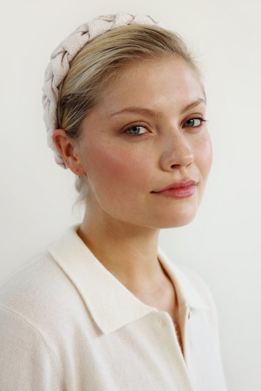 HEADBAND HELSINKI ATELIER BRAIDED SOFT SAND