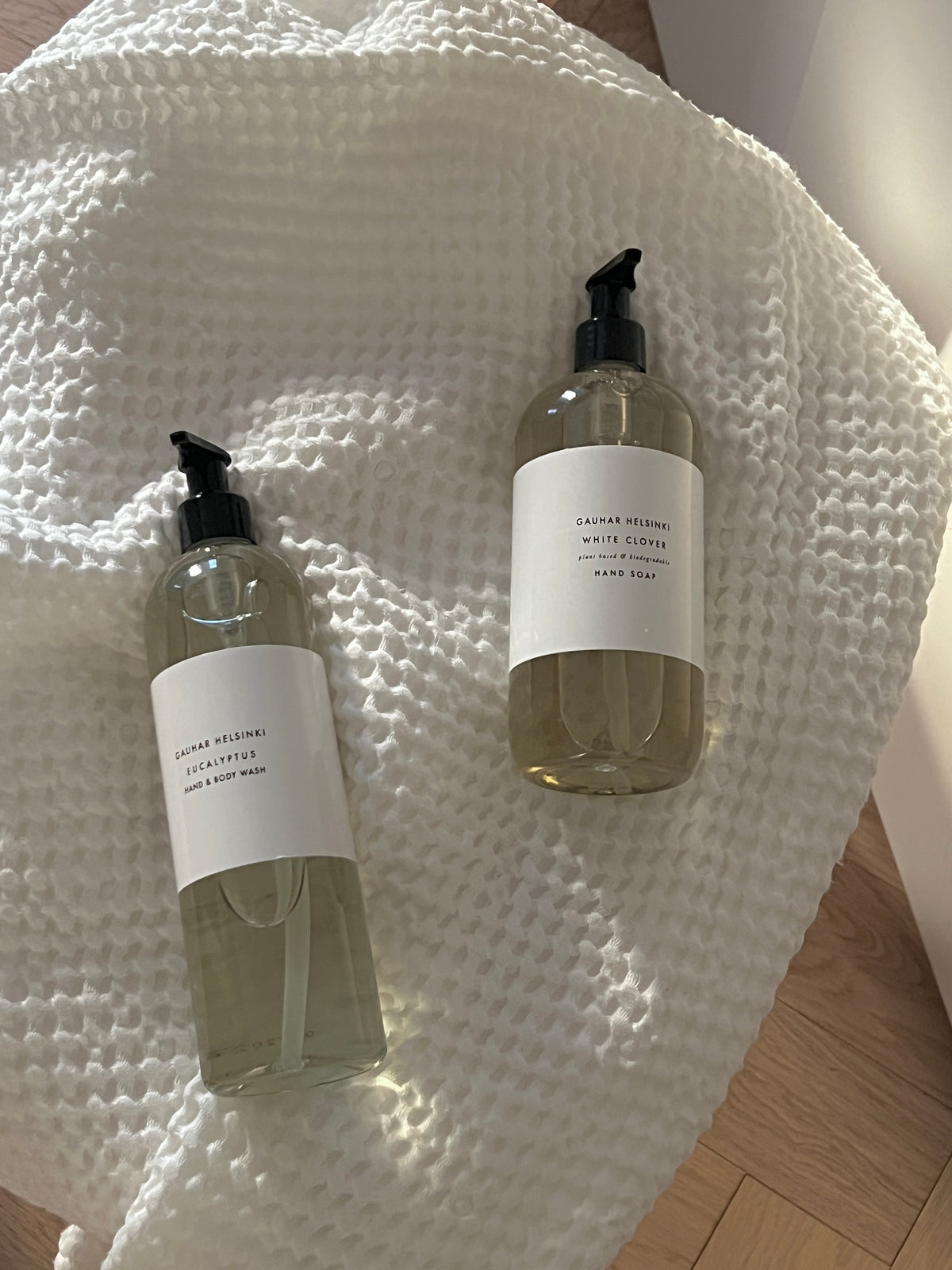 WAFFLE TOWEL WHITE LARGE