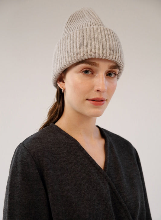 MERINO BEANIE CLOUD