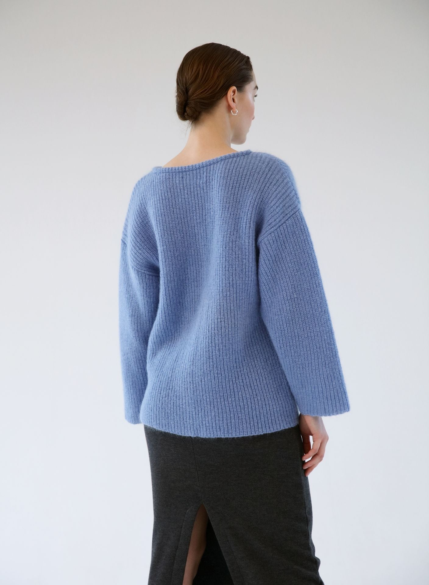 MOHAIR CARDIGAN AZURE