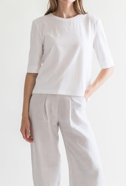 O-NECK T-SHIRT WITH LONG SLEEVE