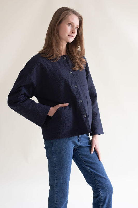 PADDED JACKET NAVY