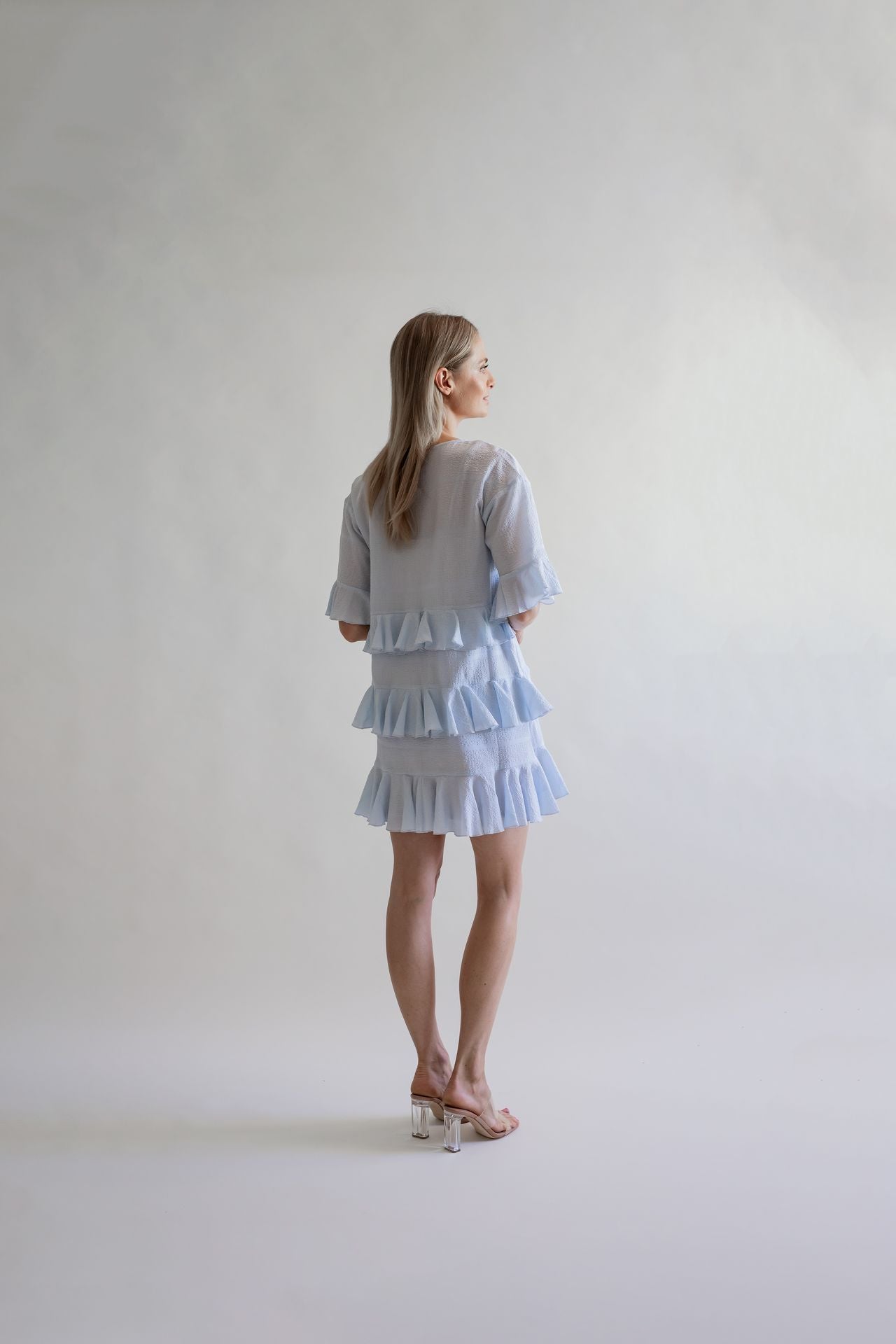 PAOLA DRESS LIGHT BLUE