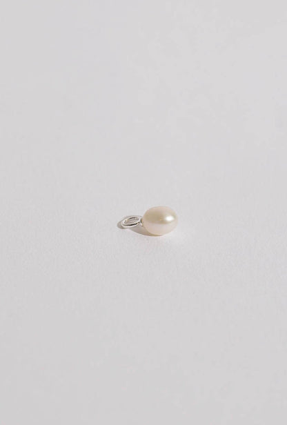 PEARL DROP PENDANT SILVER