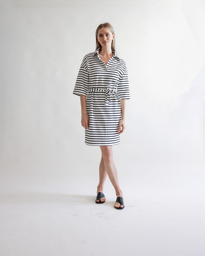 POLO DRESS STRIPE