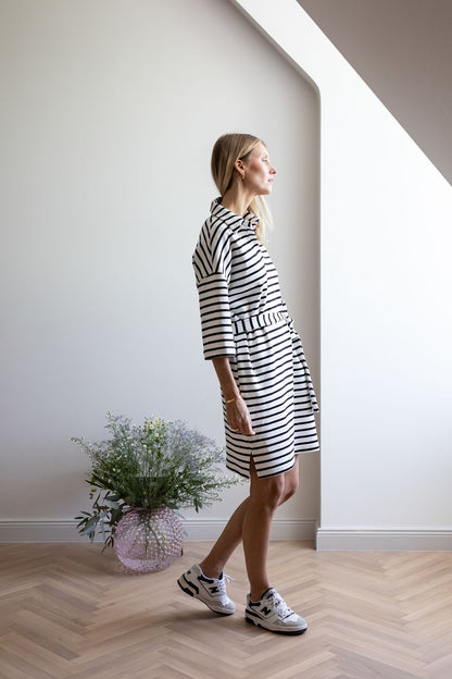 POLO DRESS STRIPE