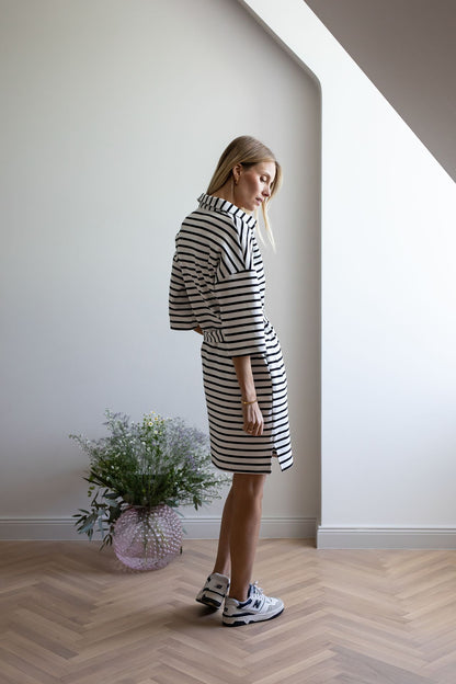 POLO DRESS STRIPE