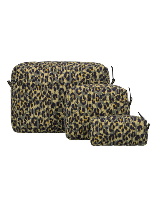QUILTED COSMETIC BAG LEO SMALL