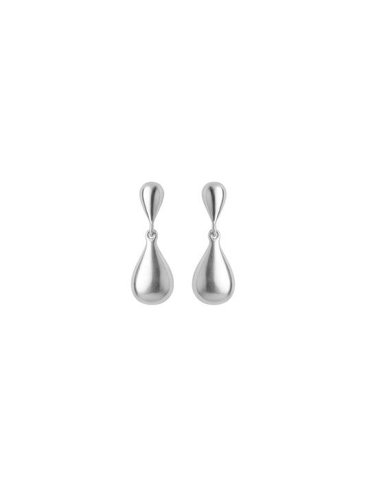 RAIN DROP EARRINGS SILVER