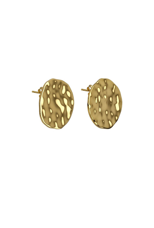 SCULPTURAL EARRINGS GOLD