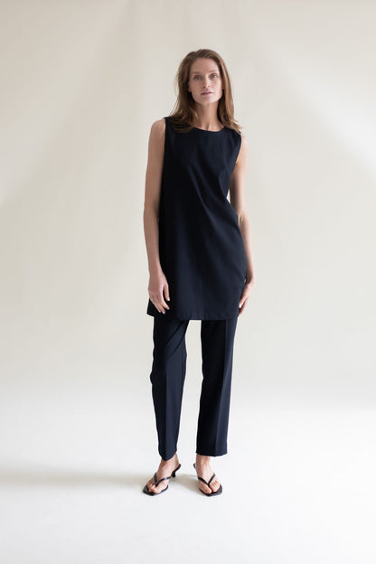 SHIFT DRESS NAVY