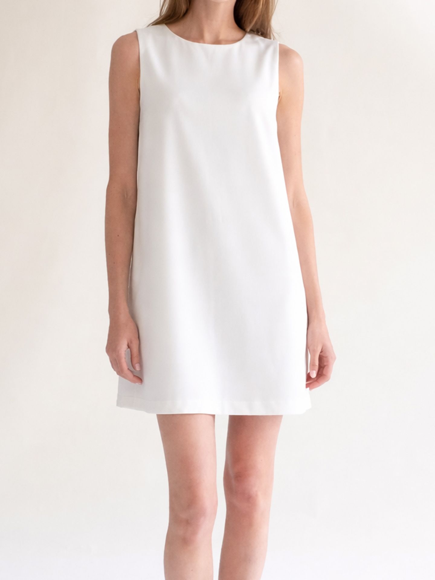 SHIFT DRESS WHITE