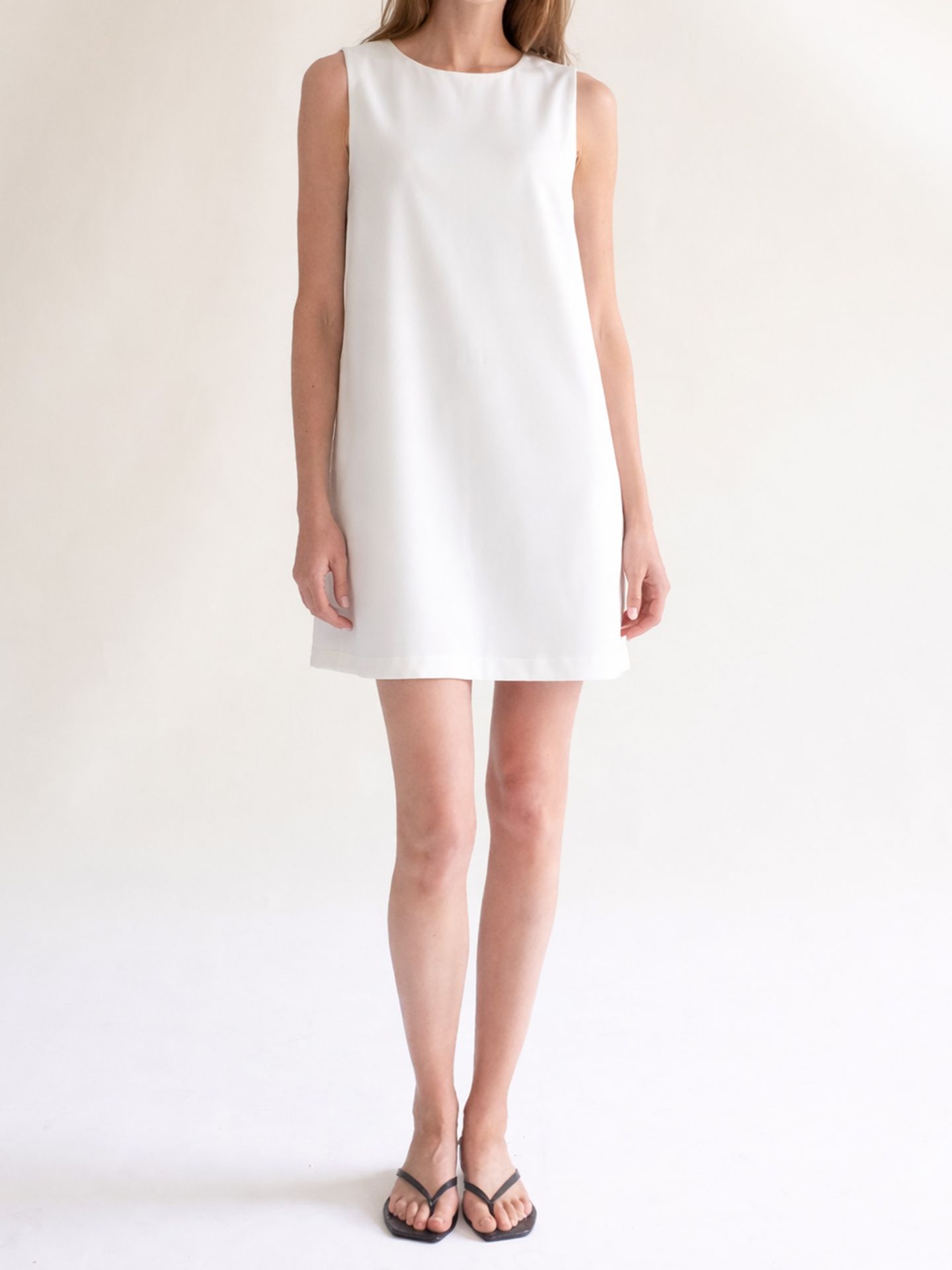 SHIFT DRESS WHITE