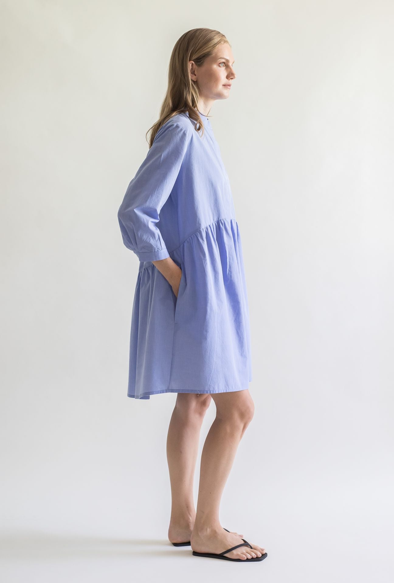 SHIRT DRESS DENIM BLUE GAUHAR HELSINKI