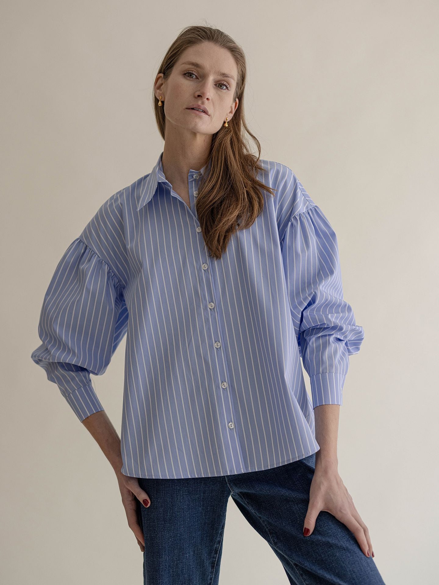 TANIA SHIRT PIN STRIPE