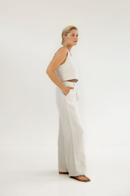 TASHA LINEN TROUSERS