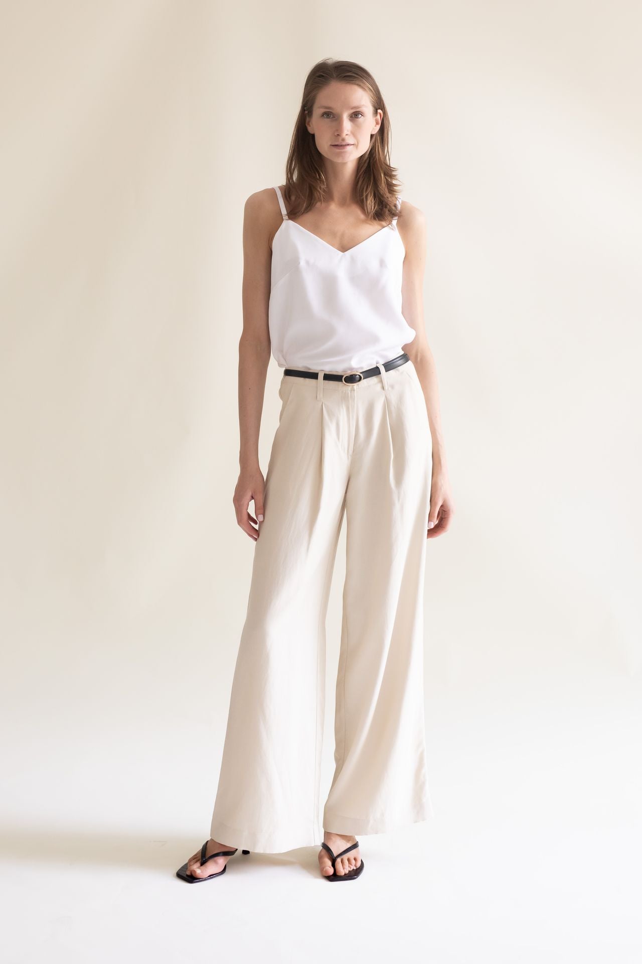 TASHA TROUSERS SAND