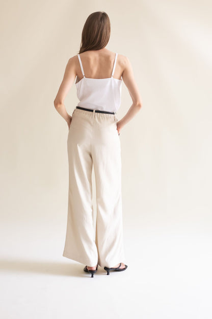 TASHA TROUSERS SAND