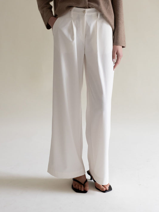 TASHA TROUSERS WHITE