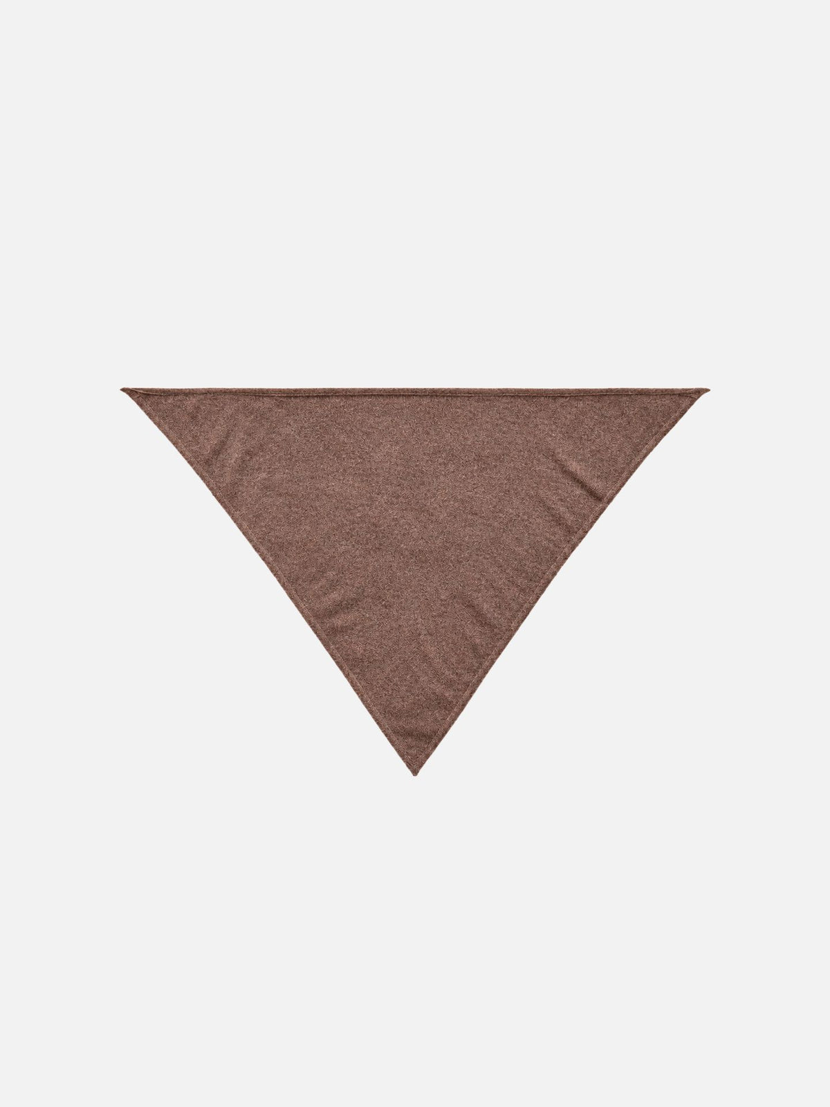 TRIANGLE SCARF CASHMERE ESPRESSO