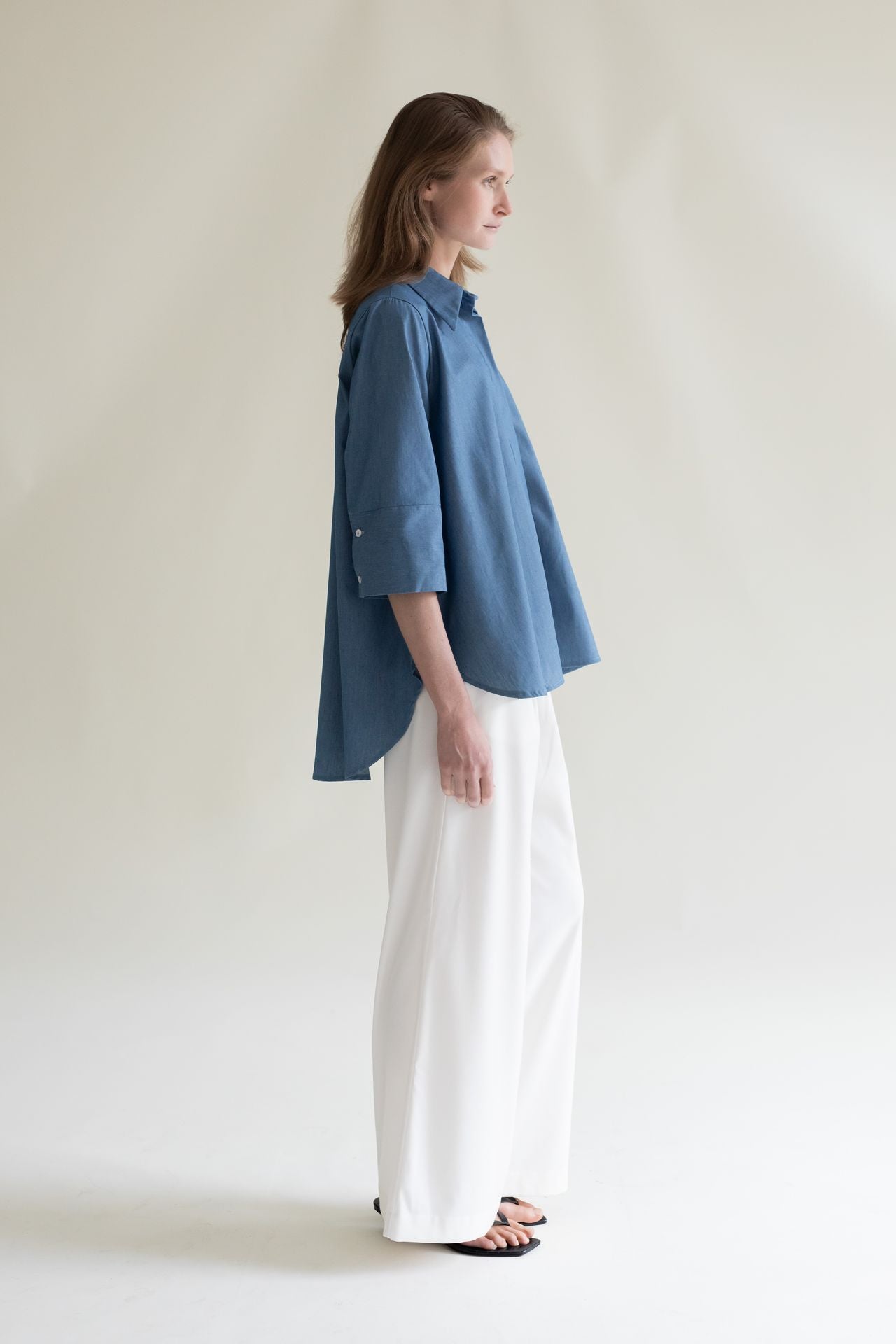 CLASSIC SHIRT W/ TWIST CLEO