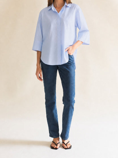 CLASSIC SHIRT W/TWIST HEAVEN