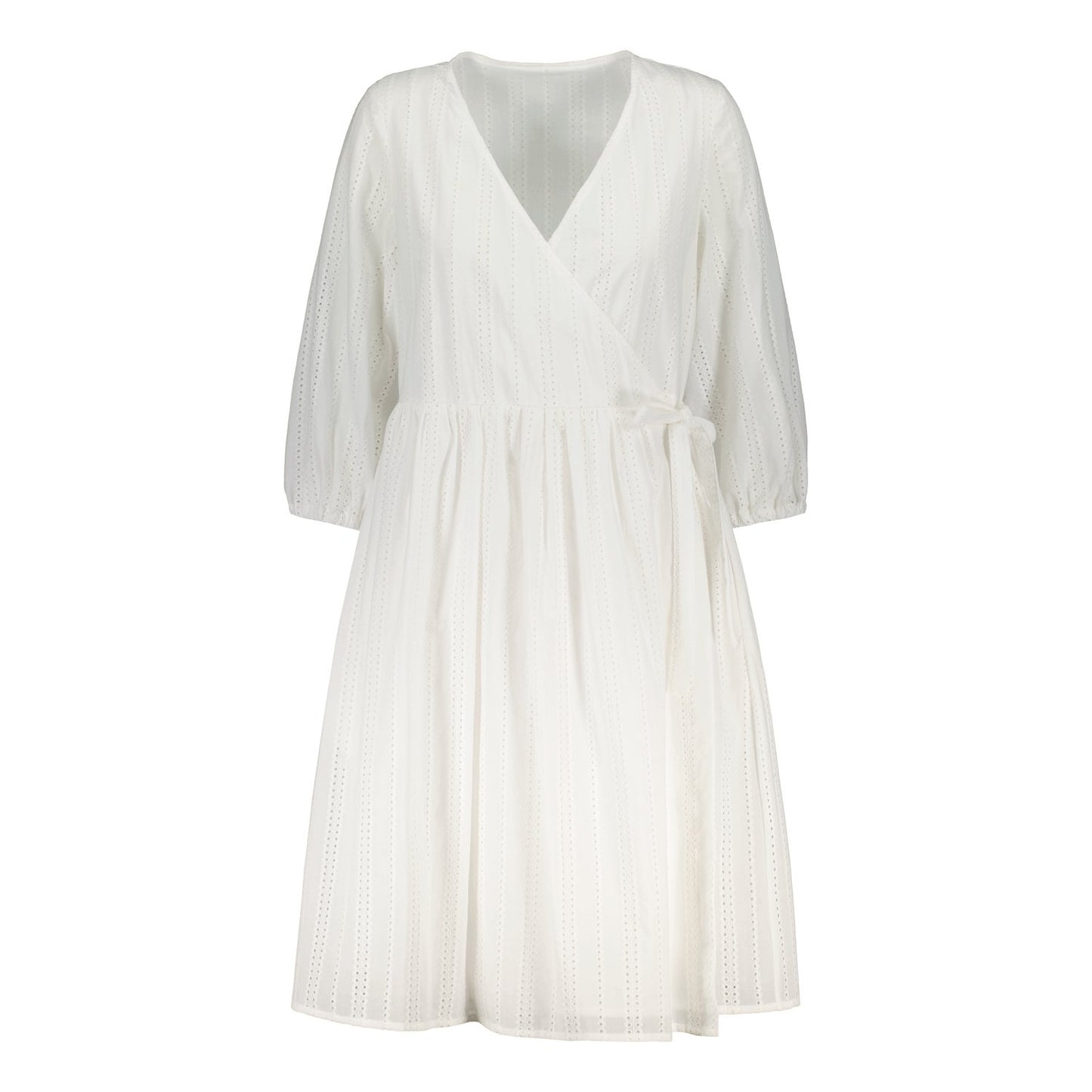 WRAP DRESS BRODERIE ANGLAISE