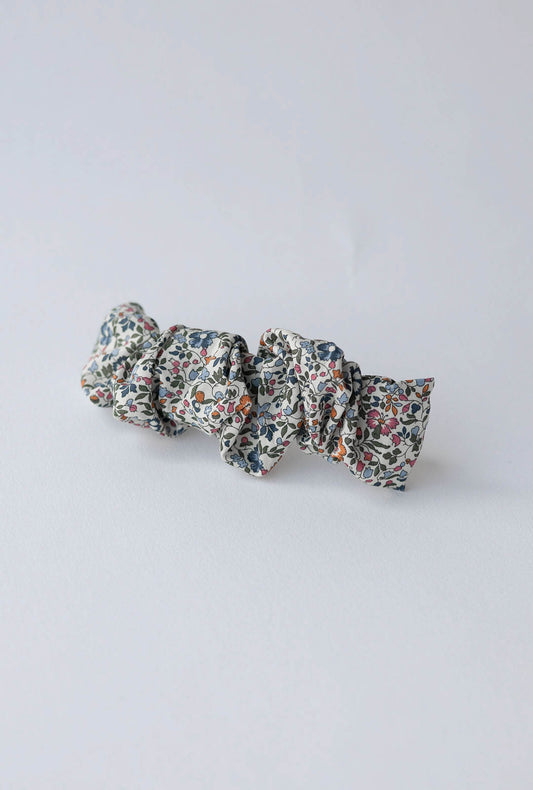 HELSINKI ATELIER RUFFLED HAIR CLIP LIBERTY KATIE AND MILLIE